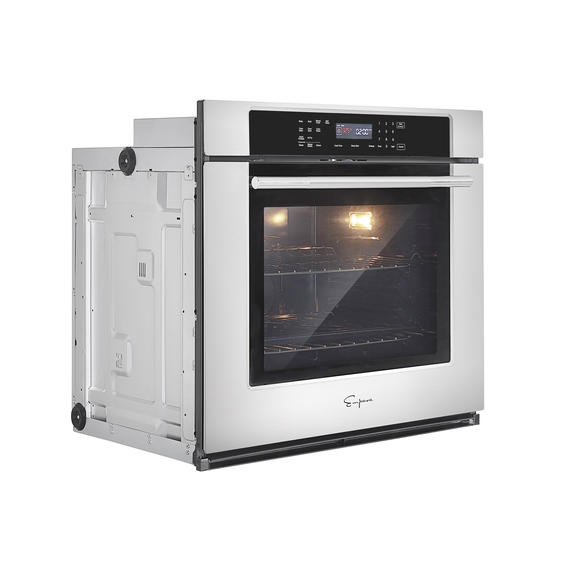 Single wall oven hotsell with air fryer