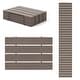 preview thumbnail 11 of 9, Costway 8 FT Outdoor Pathway with HDPE Frame Non-slip Surface Metal - See Details