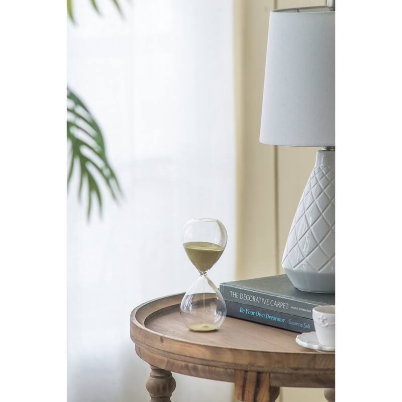 8" Ferdinand 30-Minute Hourglass, Bisque Sand