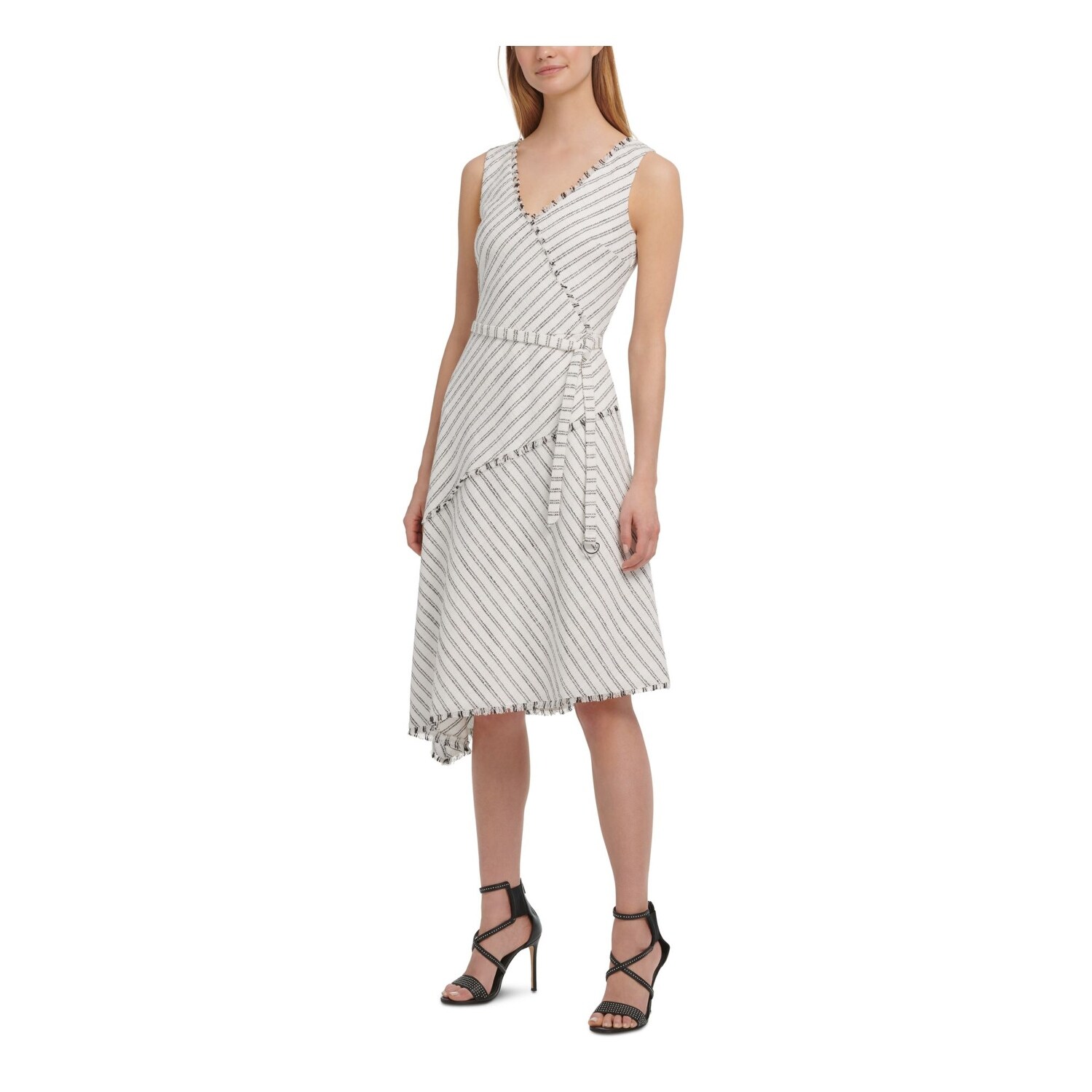 dkny wrap dress