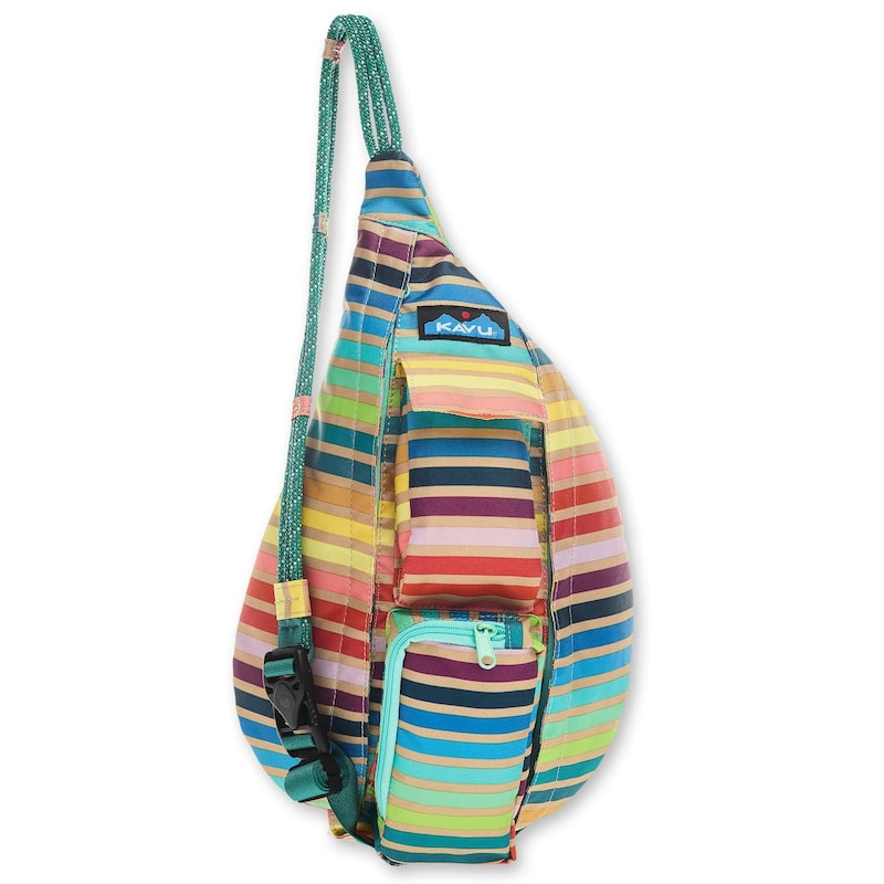 KAVU Mini Rope Sling Bag - Summer Stripe