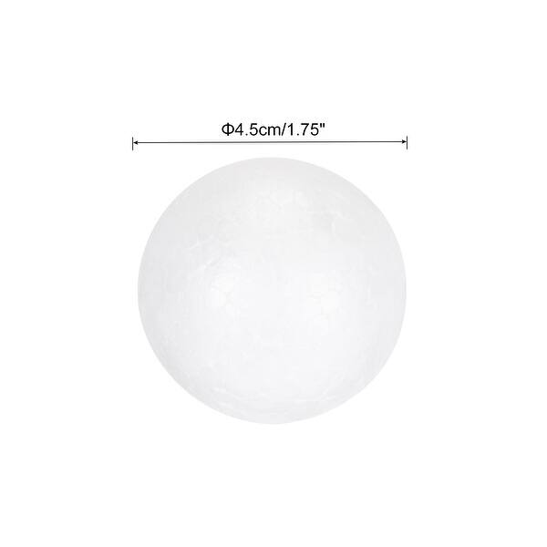 White Foam Balls Round Model Polystyrene Spheres Craft Balls for Art ...