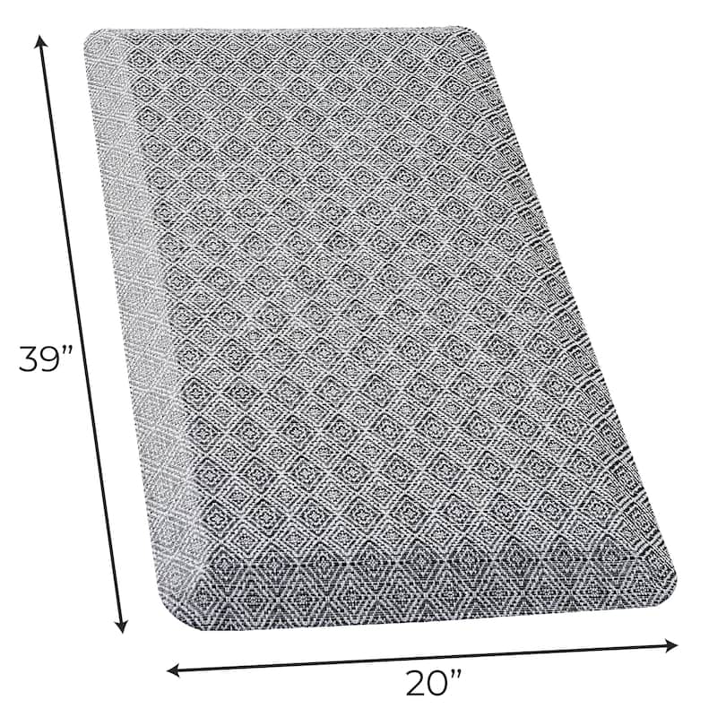 Linery & Co. Anti Fatigue Mat Comfortable Thick Padding for Kitchen or Office.