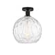Option Clear Water Glass / Matte Black