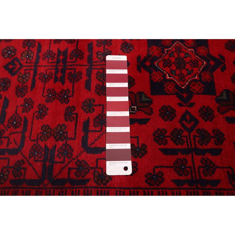 ECARPETGALLERY Hand-knotted Finest Khal Mohammadi Red Wool Rug - 4'11 x 6'4