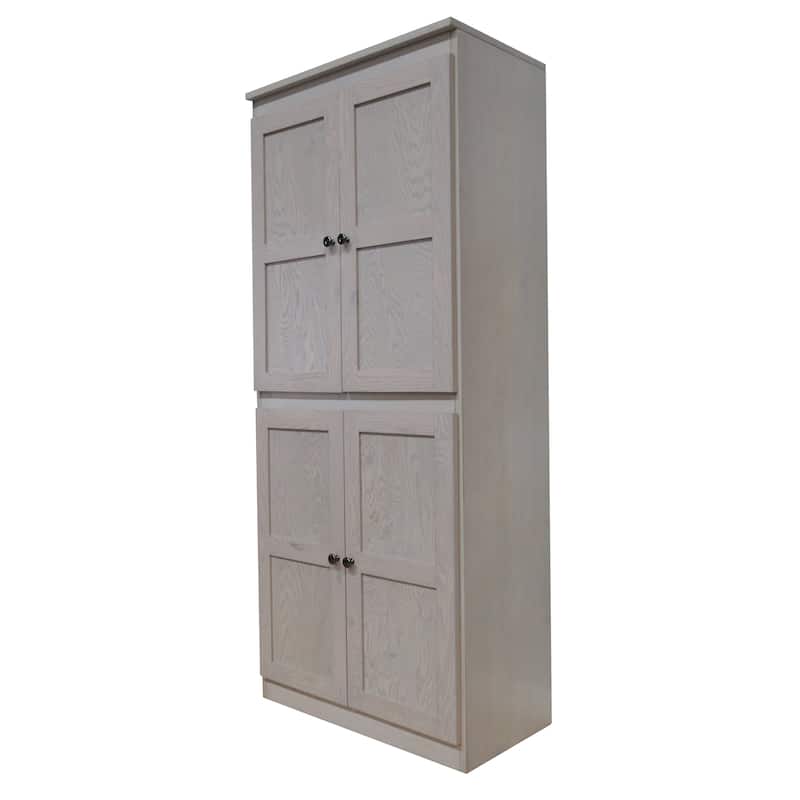Concepts in Wood Storage Cabinet, 72 inch with 5 Shelves