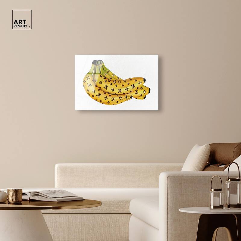 Fashion Bananas III Acrylic by Art Remedy, Ready to Hang