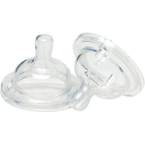 Klean Kanteen Medium Flow Baby Bottle Nipples (2 Pack) Clear