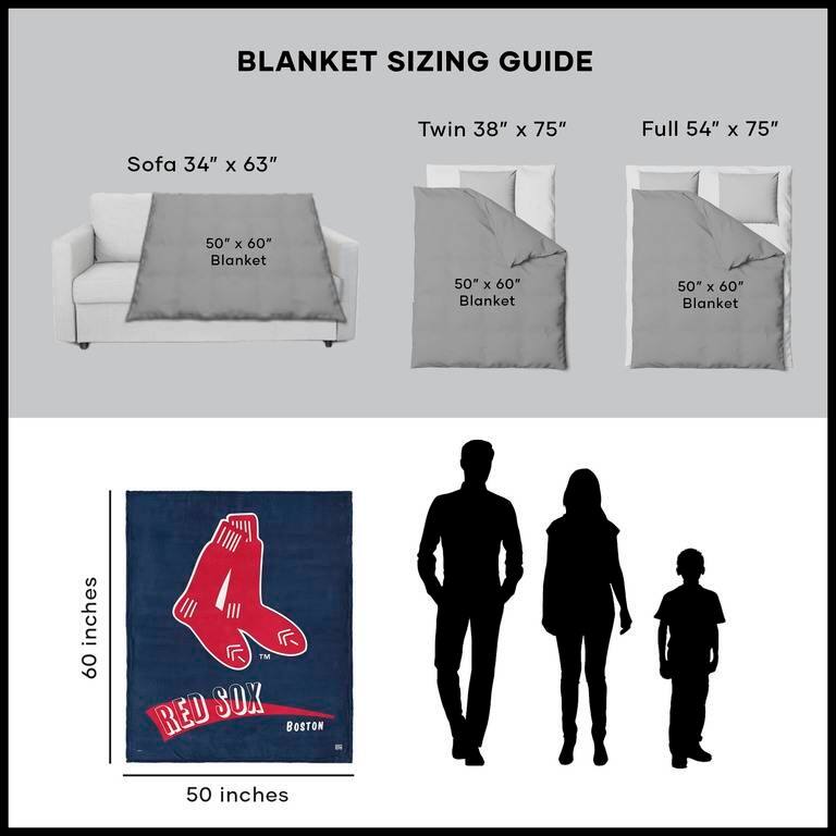 MLB CC Throwback Silk Touch Sherpa Throw Blanket