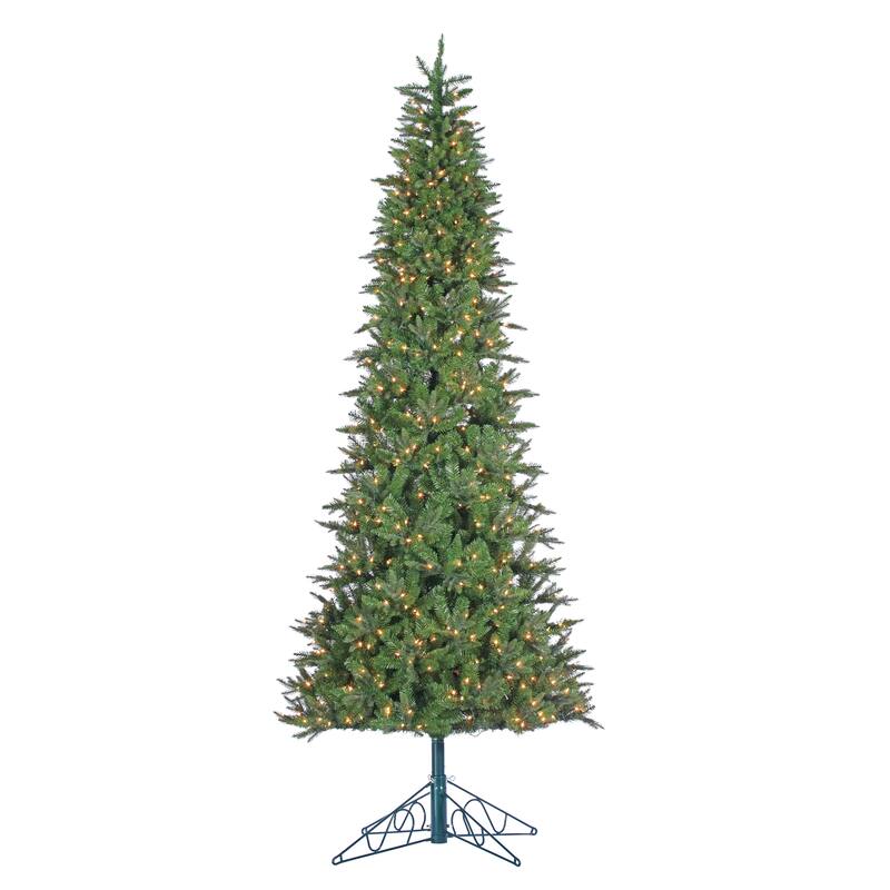 10 ft. Pre Lit Clear UL Natural Cut Salem Spruce