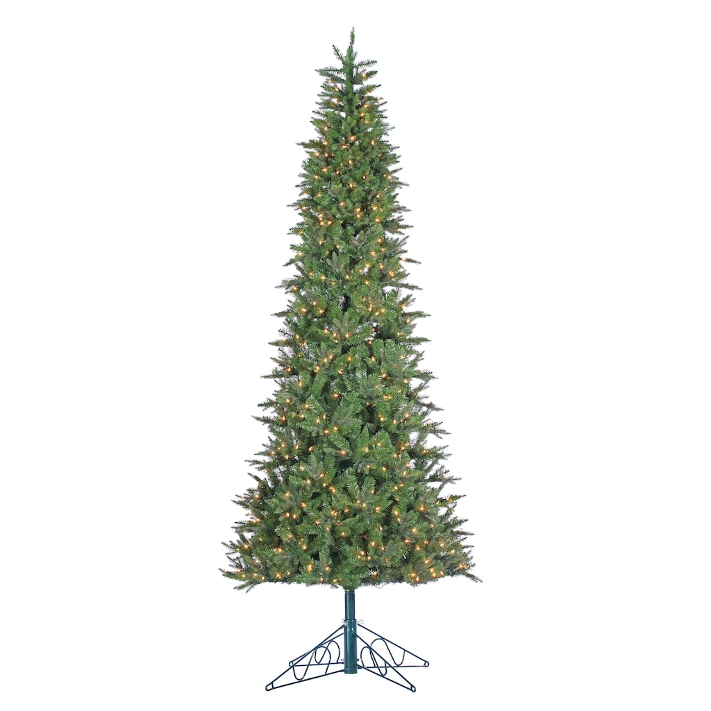 10 ft. Pre Lit Clear UL Natural Cut Salem Spruce