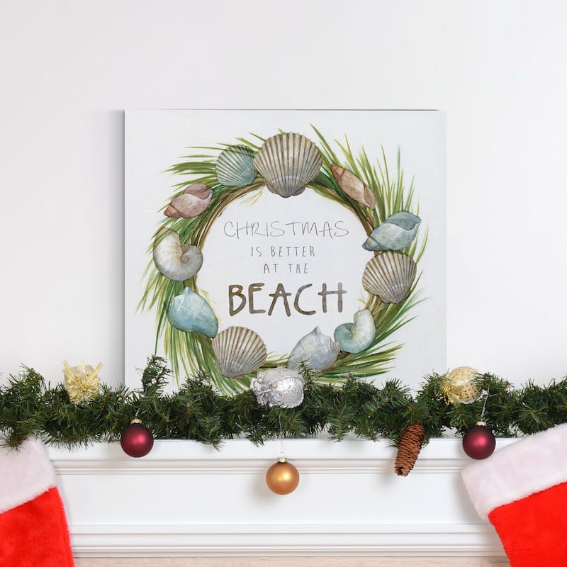 Better at the Beach-Premium Gallery Wrapped Canvas - Ready to Hang