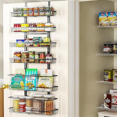 6-Tier Over the Door Pantry Organizer
