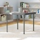 preview thumbnail 6 of 22, Indoor/Outdoor Kids Bi-Fold Plastic Folding Table - 24x24 - 23.5"W x 23.5"D x 19"H
