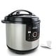 preview thumbnail 5 of 3, Megachef 12-quart Steel Digital 15-preset Pressure Cooker