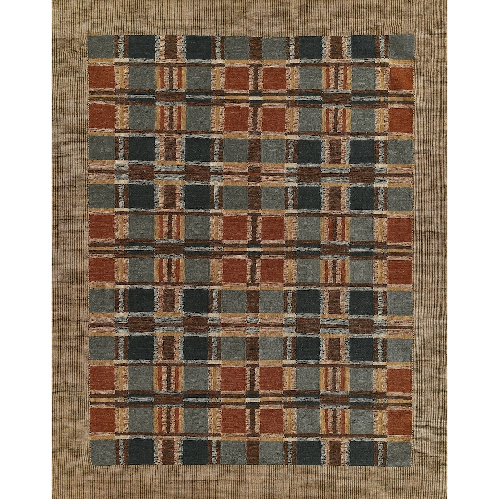 Momeni Adobe Hand Woven Wool and Jute Geometric Area Rug