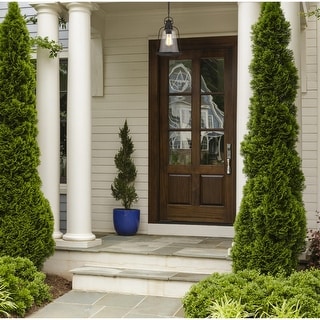 Westinghouse Brynn One-Light Outdoor Pendant, Oil Rubbed Bronze Finish with Highlights and Clear Seeded Glass - 1-Light