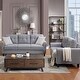 preview thumbnail 5 of 8, 2 Piece Living Room Sofa Set Linen Upholstered Couch Furniture (2+3 Seat)