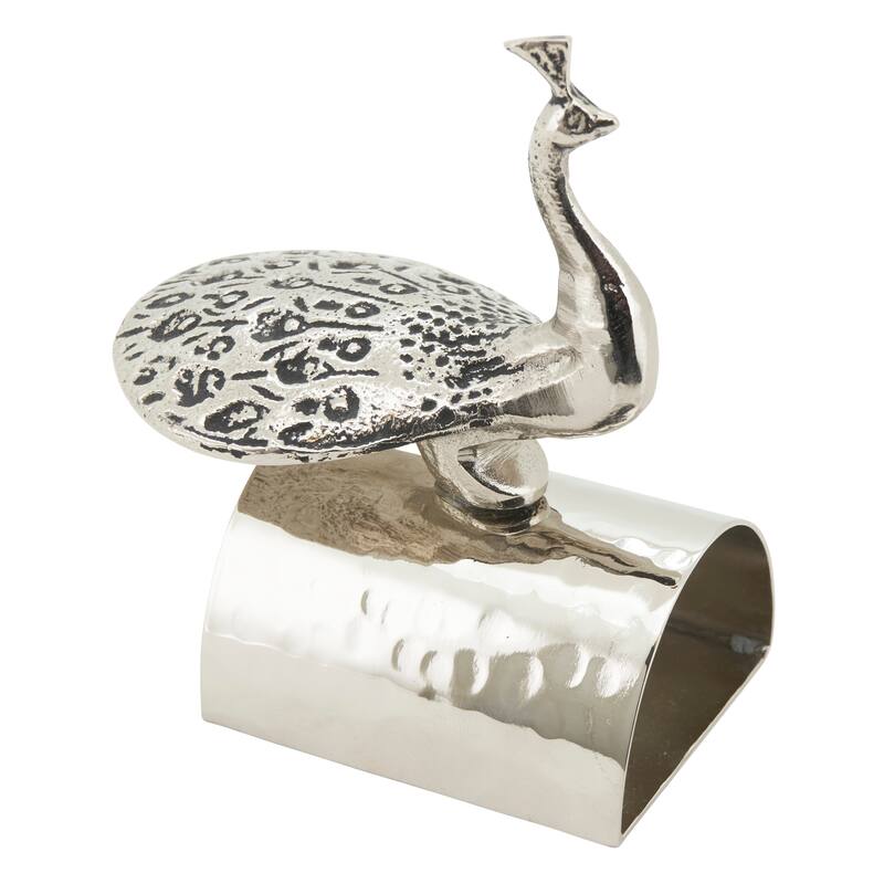 Peacock Napkin Ring (Set of 4)