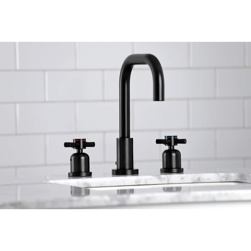 Concord Widespread Bathroom Faucet with Brass Pop-Up