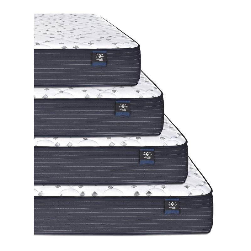 Restonic Aurelian 11.5" Firm Hybrid Mattress with Advanced Cooling and Targeted Lumbar Comfort