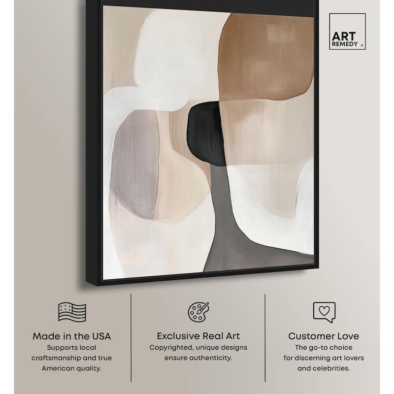 Curvilinear Composition II Canvas by Art Remedy