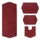 preview thumbnail 92 of 165, Waterford Collection 100% Cotton Non-Slip Bathroom Rug Set, Machine Washable Bath Rug, 4 Piece Bath Mat Set with Contour