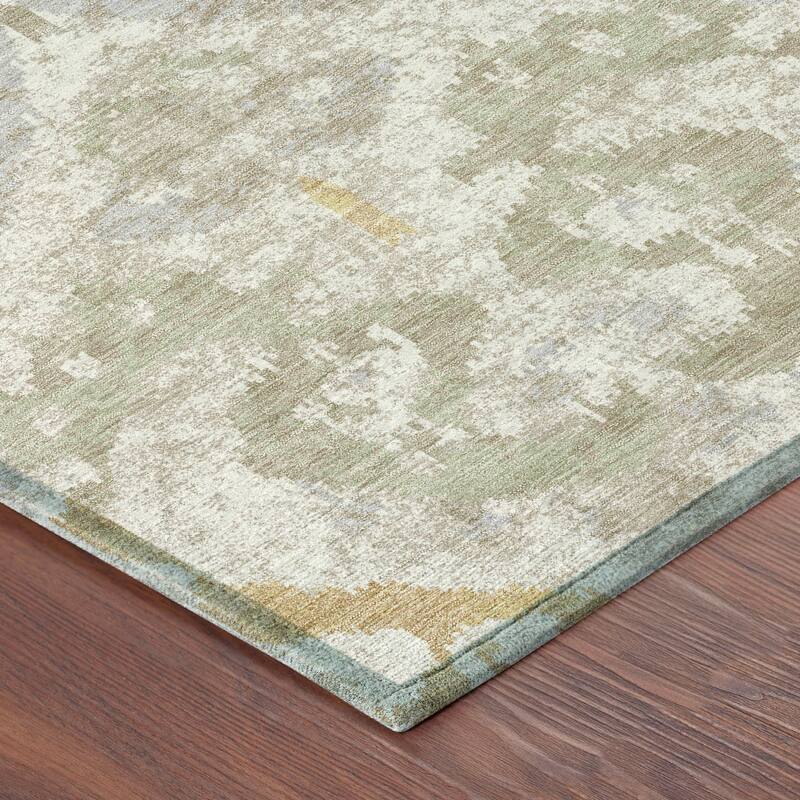 Machine Washable Indoor/ Outdoor Global Empire Chantille Rug
