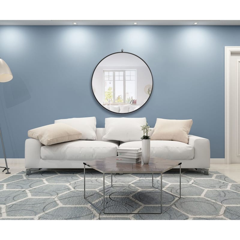 Elegant Lighting Eternity 36" Diameter Circular Metal Framed Wall