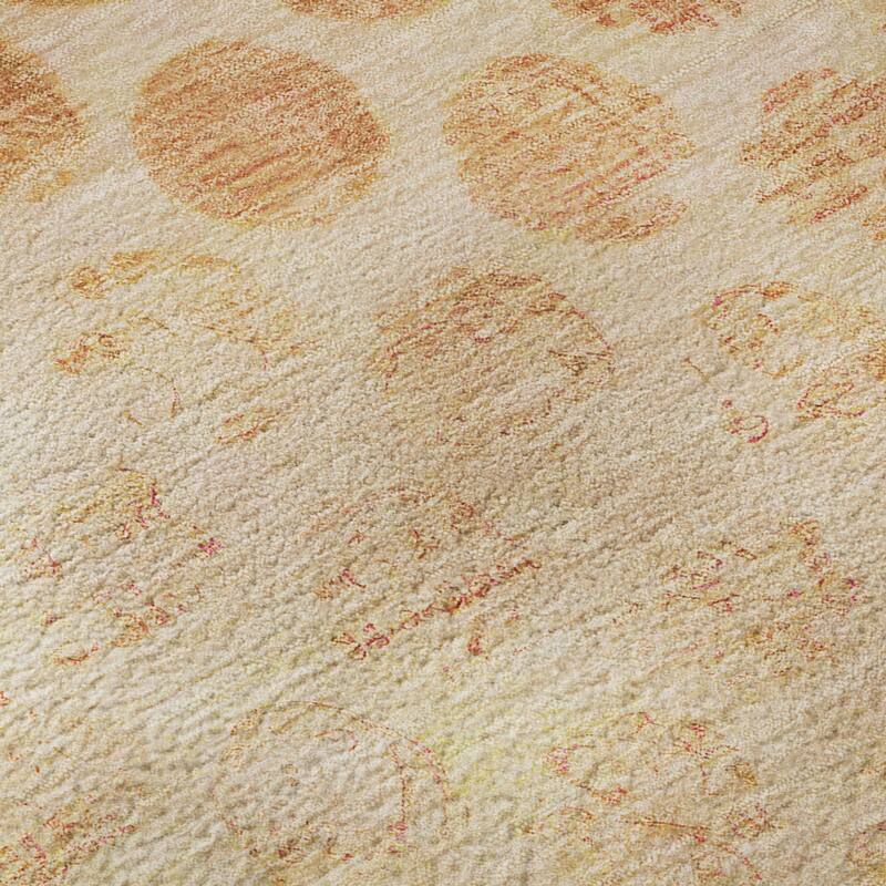 Premium Washable Super Soft Vintage Dotty Mayfield Rug