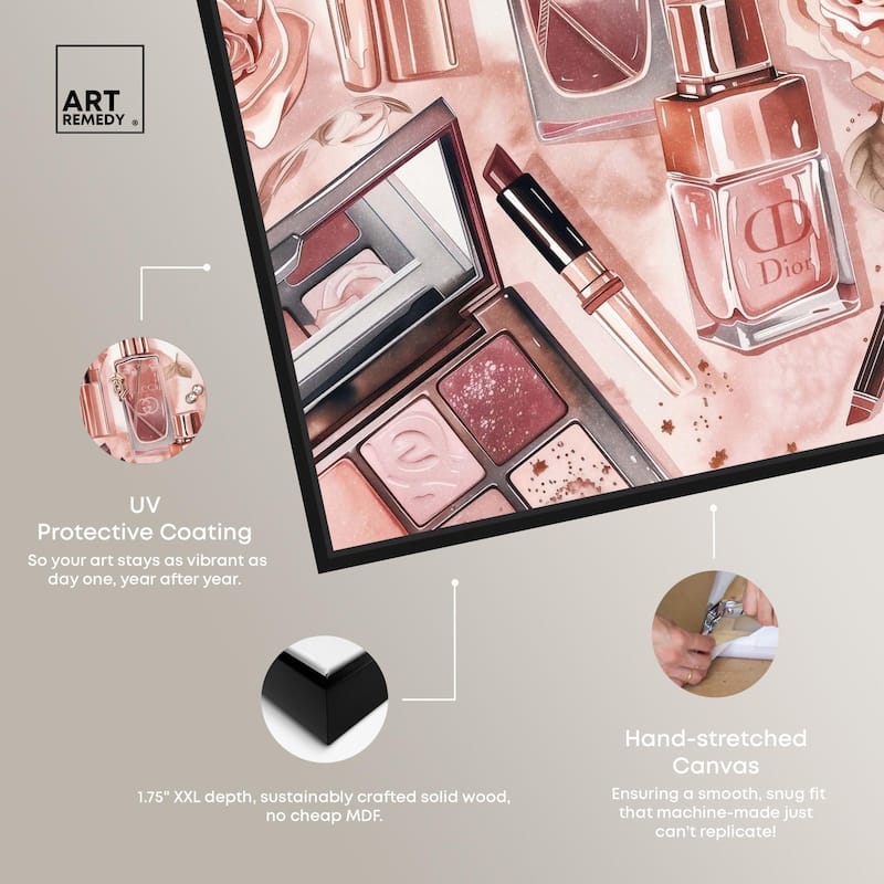 Glam Sparkle Lay Out Canvas by Art Remedy
