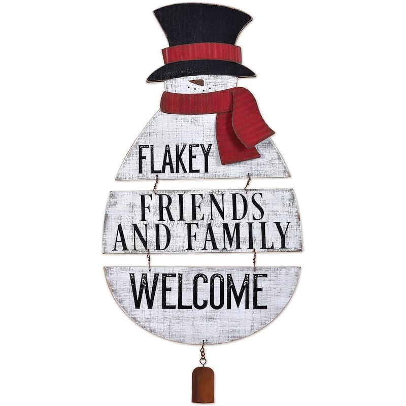 Snowman Wall Decor 22"