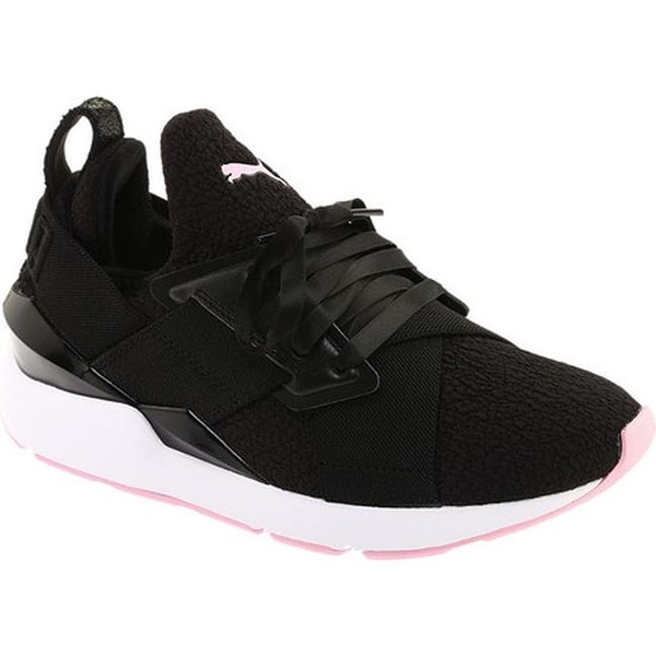 puma muse black and pink