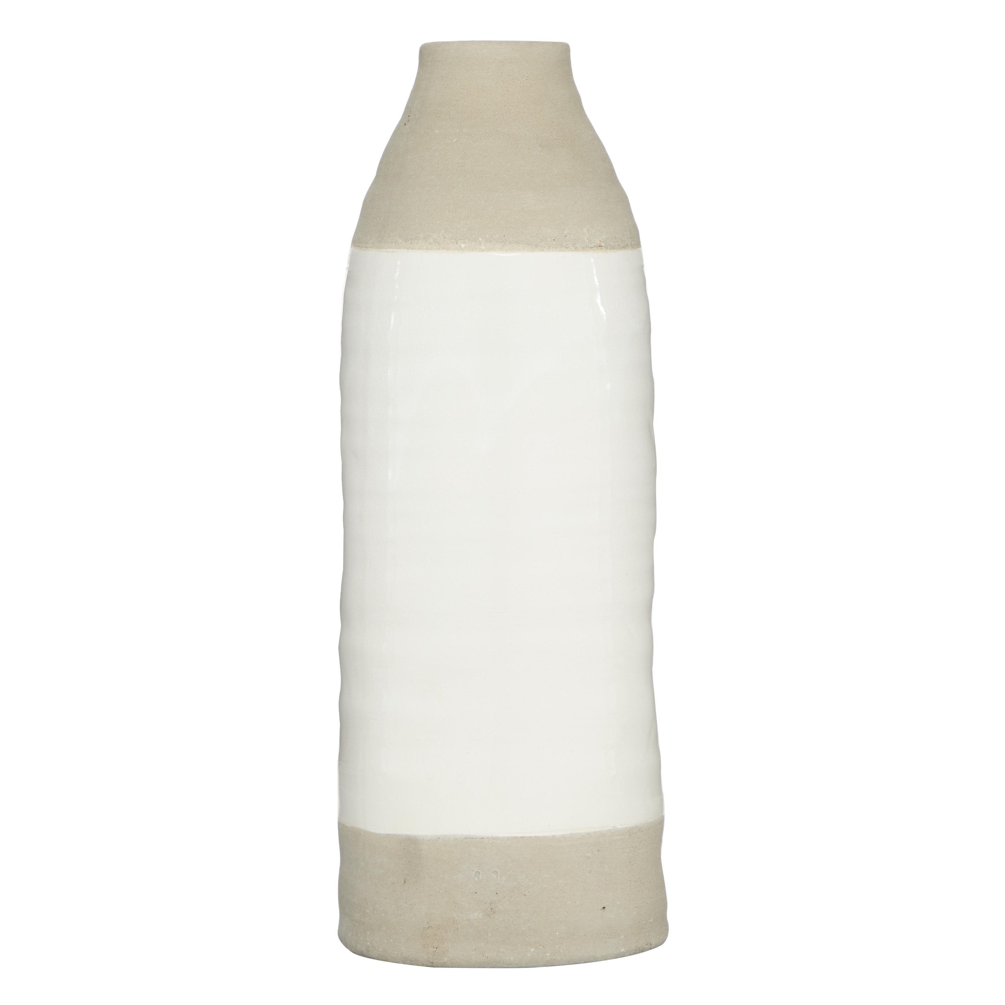 Ceramic Decorative Vase - Gray - Roche River Decor