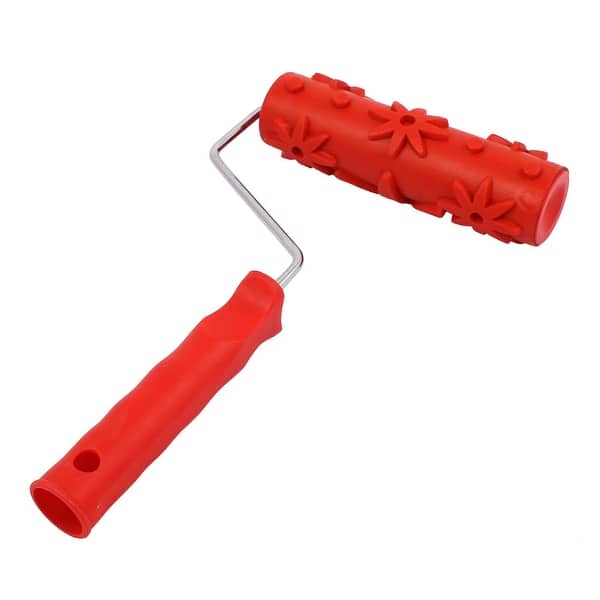 Shop Home Ceiling Wall Flower Dot Pattern Painting Roller Brush