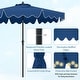 preview thumbnail 14 of 23, Costway 9 FT Patio Umbrella 2-Tier Market Table Umbrella with