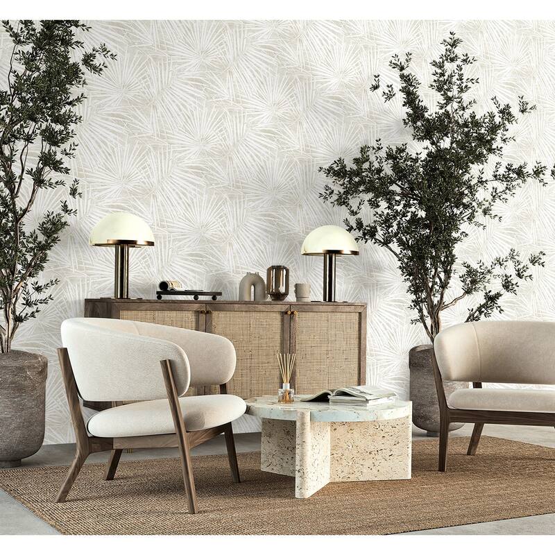 Stacy Garcia Home Fossil Palm Peel and Stick Wallpaper
