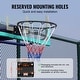 preview thumbnail 19 of 19, Basketball Rim, Wall Door Mounted Basketball Hoop, Heavy Duty Q235 Basketball Flex Rim Goal Replacement with Net