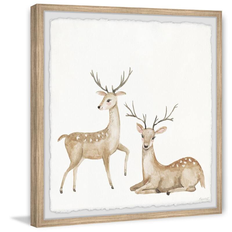 You~'re So Deer to Me Framed Wall Art, Elegant Home Touch - Sophisticated Artwork for Refined Décor