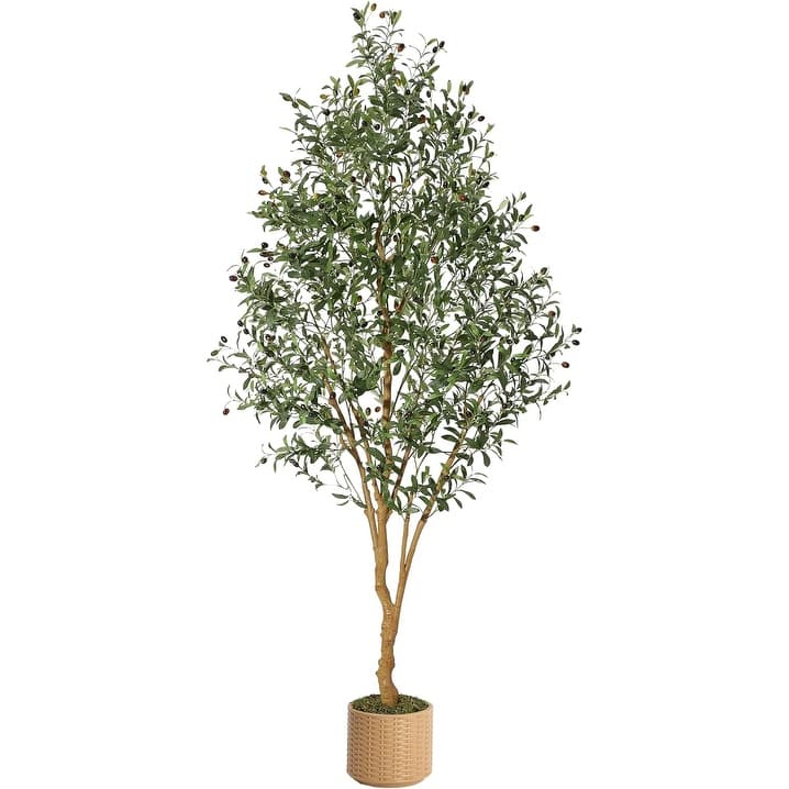 Olive Trees Artificial Indoor,Tall Artificial Olive Plants - Tall Faux Olive Tree