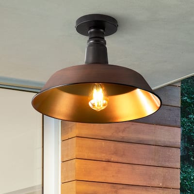 Cassidy 14" LED Semi-Flush Mount, by JONATHAN Y