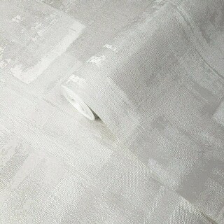 Shop Grayish Tan Off White Faux Concrete Plaster Wallpaper Overstock