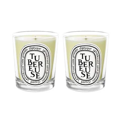 Diptyque Classic 6.7oz Scented Candles (Tuberose, 2-Pack)