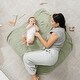 preview thumbnail 2 of 3, Baby Muslin Blanket - Large 40" X 40", Sage, By Comfy Cub - Sage