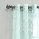 preview thumbnail 34 of 37, Lush Decor Avon Trellis Grommet Sheer Window Curtain Panel Pair