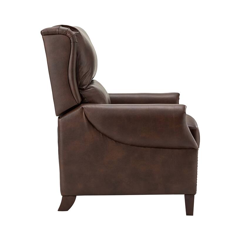 Alicia 32.68" Wide Genuine Leather Manual Recliner