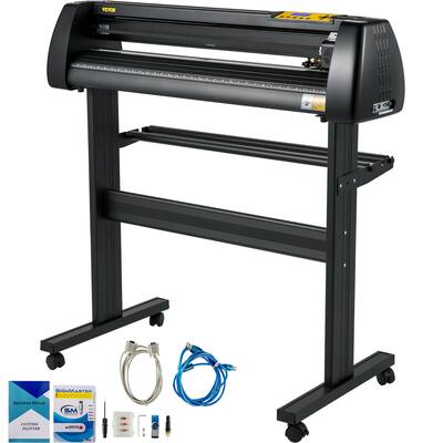 VEVOR 28in Vinyl Cutter Machine w/ Floor Stand Vinly Plotter Tool Kit SignMaster