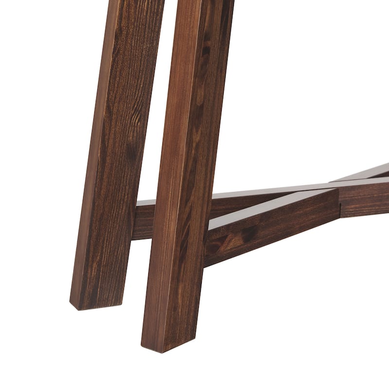 Middlebrook Modern Farmhouse Solid Wood Rectangle Entry Table