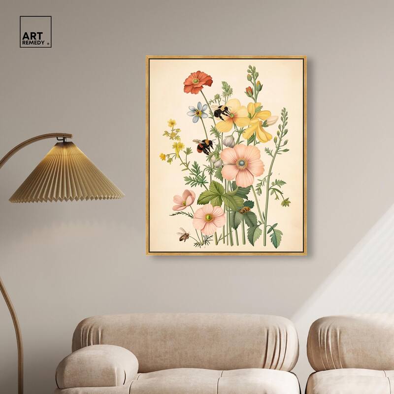 Pollinator Portrait I Canvas by Art Remedy