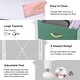 preview thumbnail 68 of 86, Contemporary 5-drawer Chest Vertical Storage Tower- Fabric Dresser